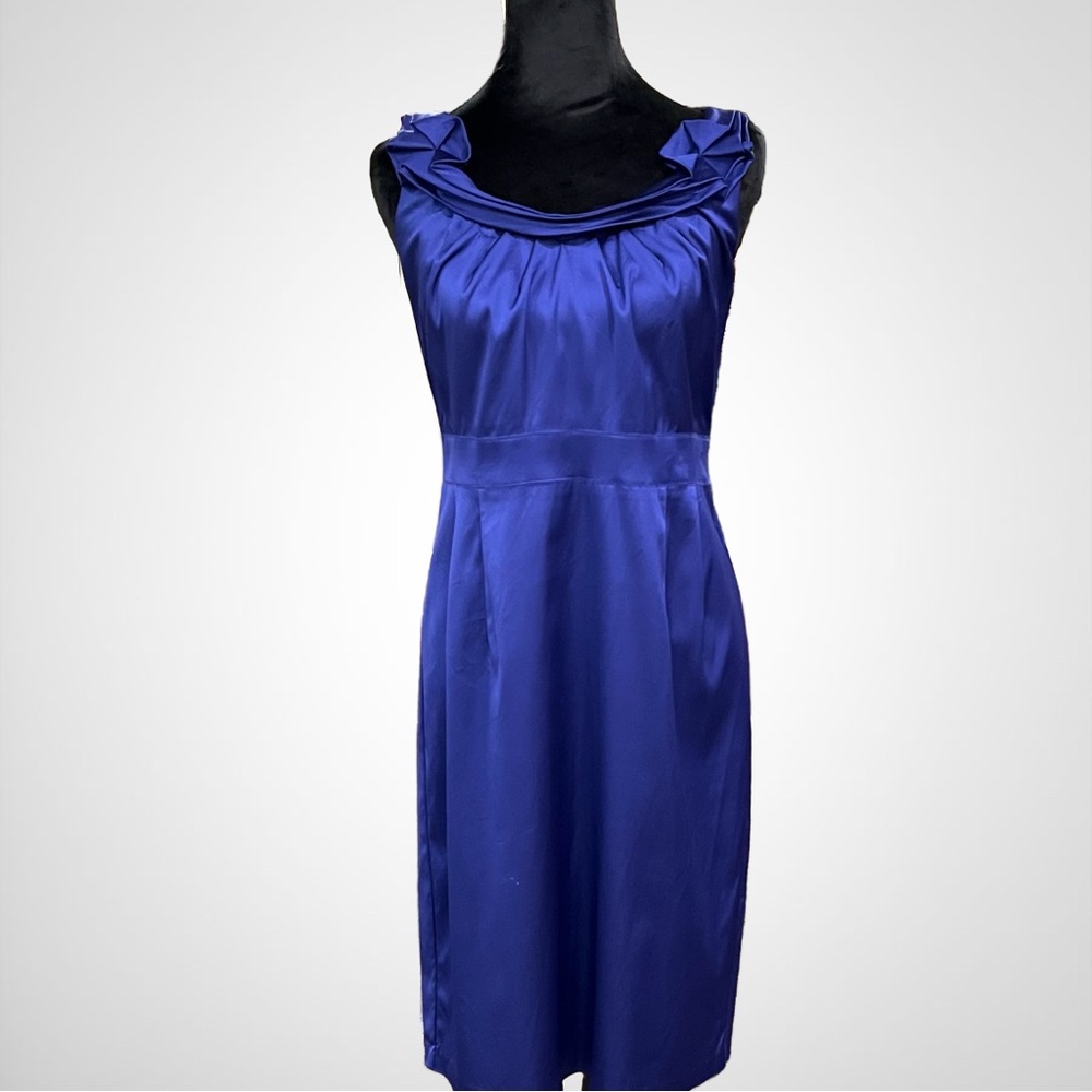 Donna Ricco Cobalt blue dress fitted size 10